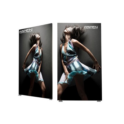 10' Aspen SEG Fabric Frame - 2'h Double-Sided Graphic Package