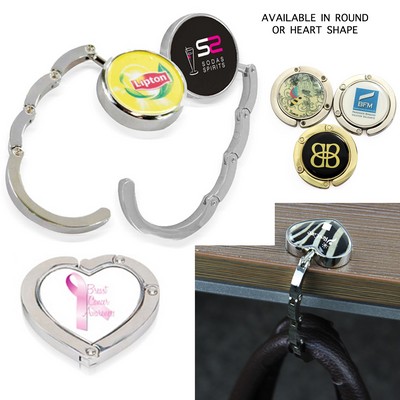 Magnetic Purse Hanger - Round Or Heart Shaped