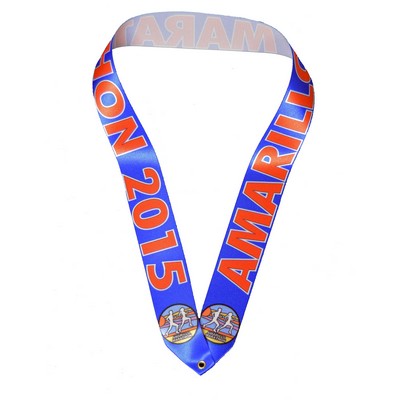 1.5" Satin Dye Sublimated Neck Ribbon (Domestic)