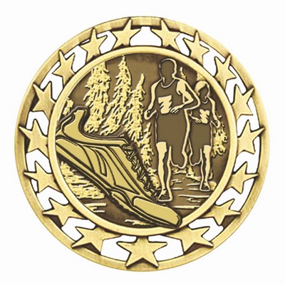 Star Border Cross Country Medal
