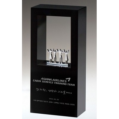 Together Teamwork Crystal Award 8 5/8"H