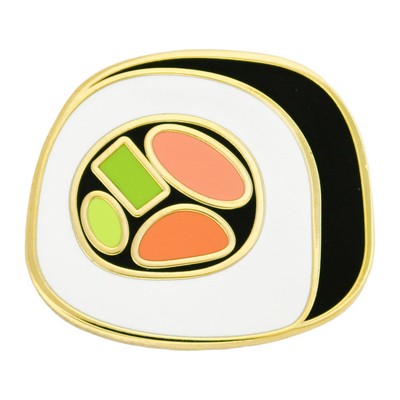 Sushi Roll Lapel Pin