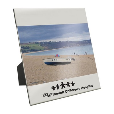 Photo Frame - Shiny Chrome finish Aluminum Picture Frame for 5"x7" Photo/Certificate/Insert