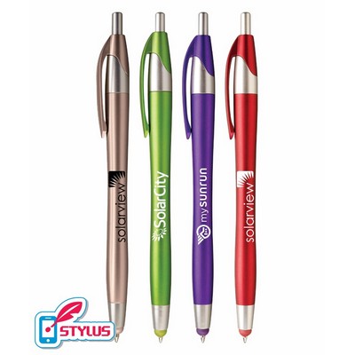 Union Printed - Spring Colored - Elegant - Stylus Clicker Pen