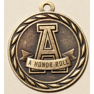 A Honor Roll Scholastic Medal