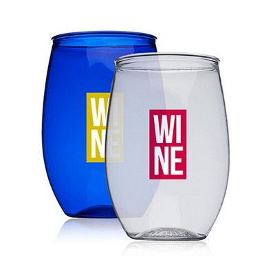 Roanoke 16 Oz. Plastic Stemless Wine Glasses