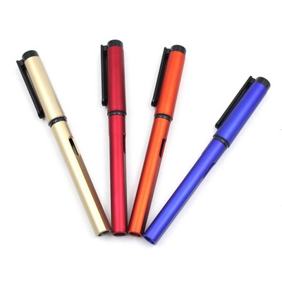 Spray Paint Colored Barrel Hollow Out Gel Pen