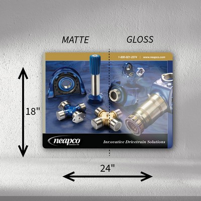 Hard Surface Medium-Duty Counter Mat with Matte Plus™ or Gloss Finish (18"x24"x1/8")