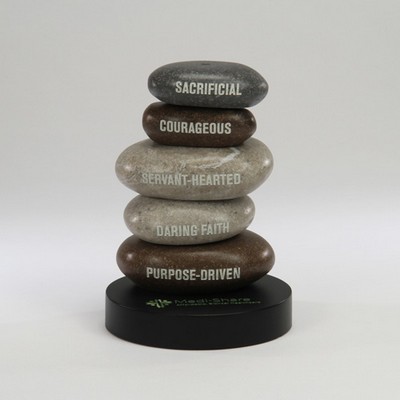 Stacking Rocks w/ Round Base