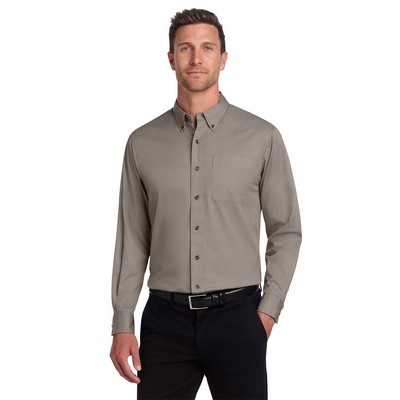 Port Authority® Long Sleeve Twill Shirt