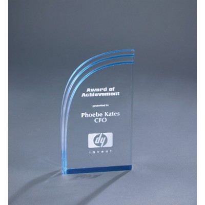 4" x 7" Blue Wave Acrylic