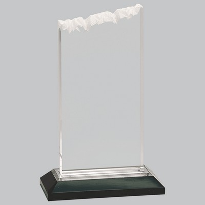 5" x 8" Silver Frosted Impress Acrylic Award