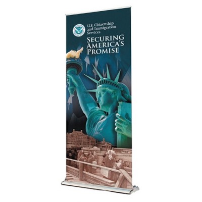 Premium Retractable Single Sided Banner (84'x47')