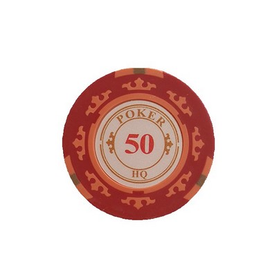 Wide Crown Poker Chip