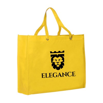 Shopper Non-Woven Tote Bag (1 Color Imprint)