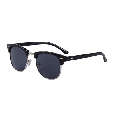 Recycled Sunglasses - Smoke - Black Frames