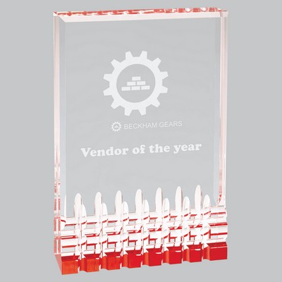 Red Mirage Acrylic Award (5" x 7")