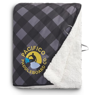 High Sierra Roll-Up Puffy Sherpa Blanket