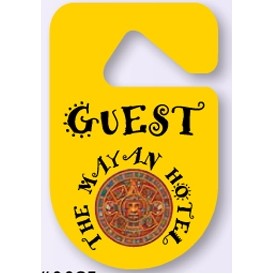 Custom Full Color Round Parking Permit w/Reflective Material (4¾" x 3")