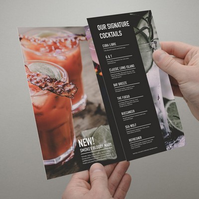 Tear-Proof & Waterproof Paper Menu