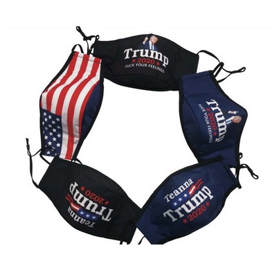 Adjustable 3 Ply Full Color Face Mask