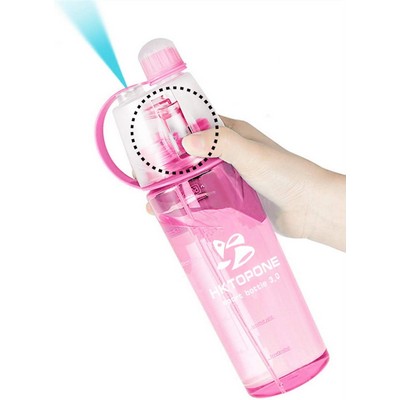 Drinking Spray Water Bottle