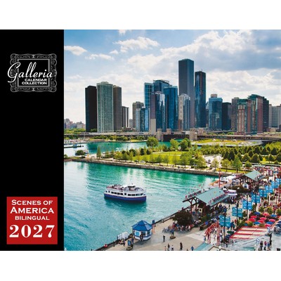 Galleria Wall Calendar 2027 Scenes of America SP/ENG