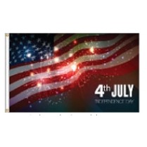 July 4th Sparklers Boutique Flag (3'x5')