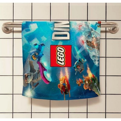 Towel with with full color printing