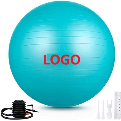 Thick Yoga Exercise Ball, Heavy Duty Swiss Ball for Balance