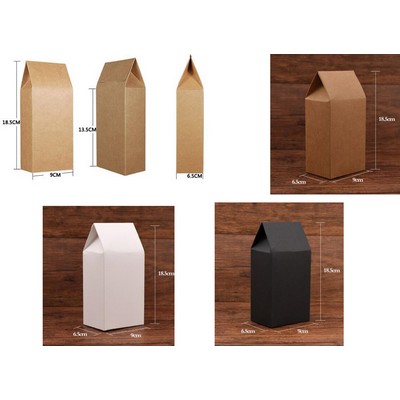 Stand Up Kraft Paper Snack Box