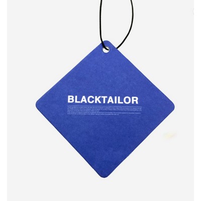 3.5" Die Cut Shape Custom Full Color Printed Air Freshener w/Peach Scent