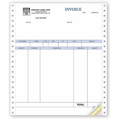 Classic Product Invoices (3 Part)
