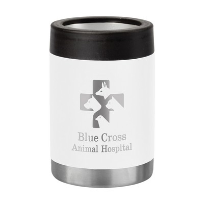 Tahoe White Tumbler Powder Coated Beverage Can Holder