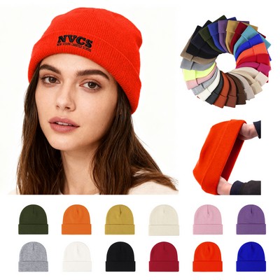 Acrylic Knitted Beanie