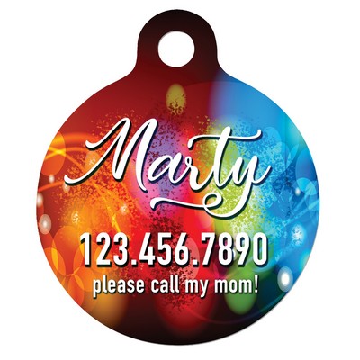 Gloss Aluminum Pet Tag