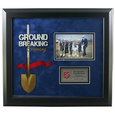 Ground Breaking Framed Plaque