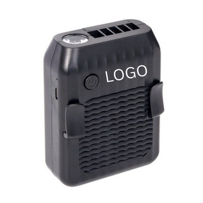 6000mAh Rechargeable Hands-Free Waist and Neck Fan