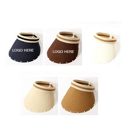 Straw Sun Visor