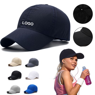 Baseball Cap w/Pinhole