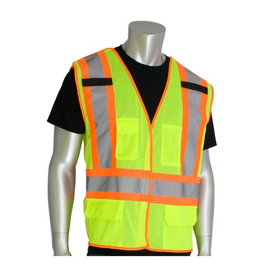 PIP® Class 2 "X-Back" Hi-Viz Breakaway Vest