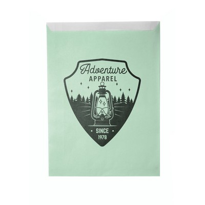 One-color Colored Paper Bag Green (8.5"W x 11"H)