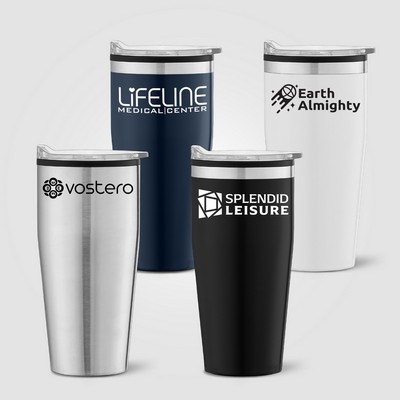 Jasper - 18 oz. Stainless Steel Tumbler with Plastic Interior - Silkscreen