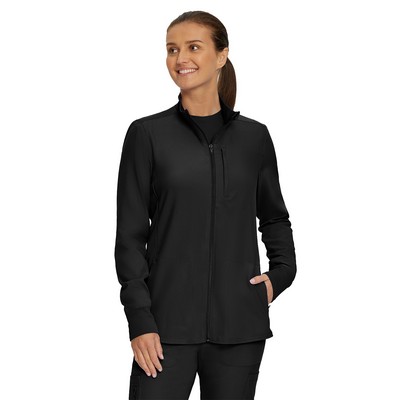 Landau - Forward - Women's Three-Pocket Mock-Neck Zip-Front Jacket
