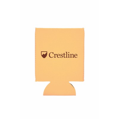 Peach Neoprene Flat Can Cooler