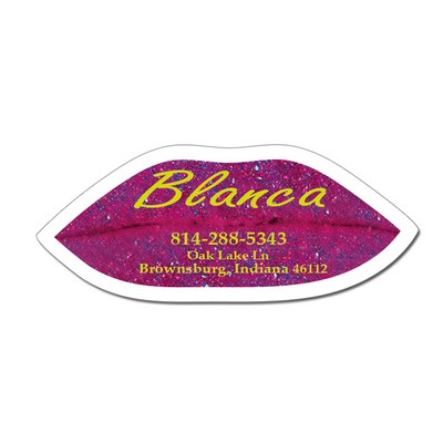 3.44x1.41 Lip Shaped Magnets - 20 Mil