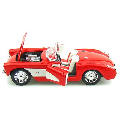 7" 1957 Chevy Corvette Convertible Diecast