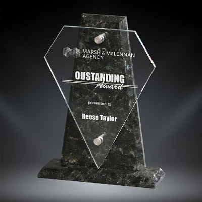 Alliance Glass Award, 7"H