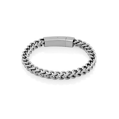 CJ Steelx 6mm Franco Chain Bracelet - Silver