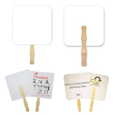 Square Paper Hand Fan